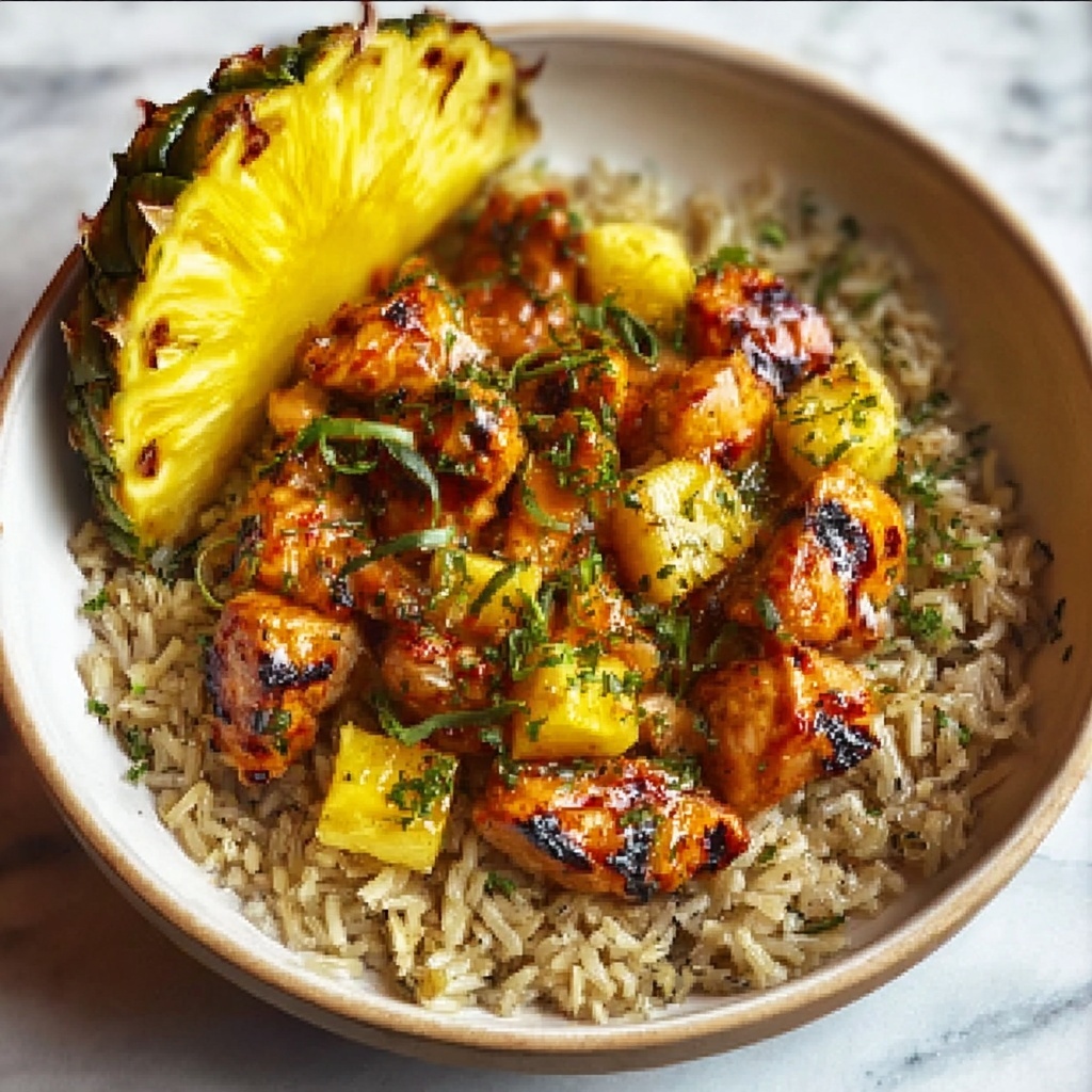 Pineapple Chicken and Rice Recipe - Recipe Image