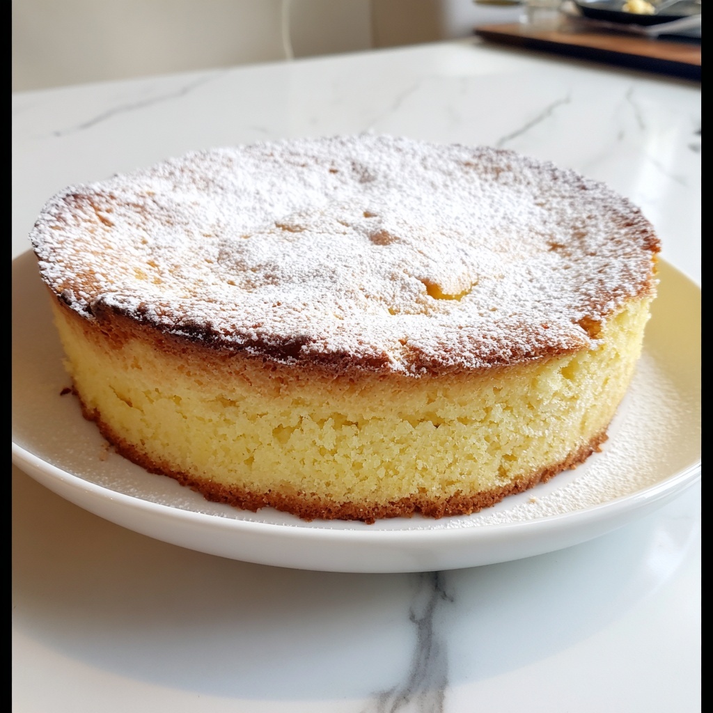 Eggless Vanilla Cake Recipe - Recipe Image