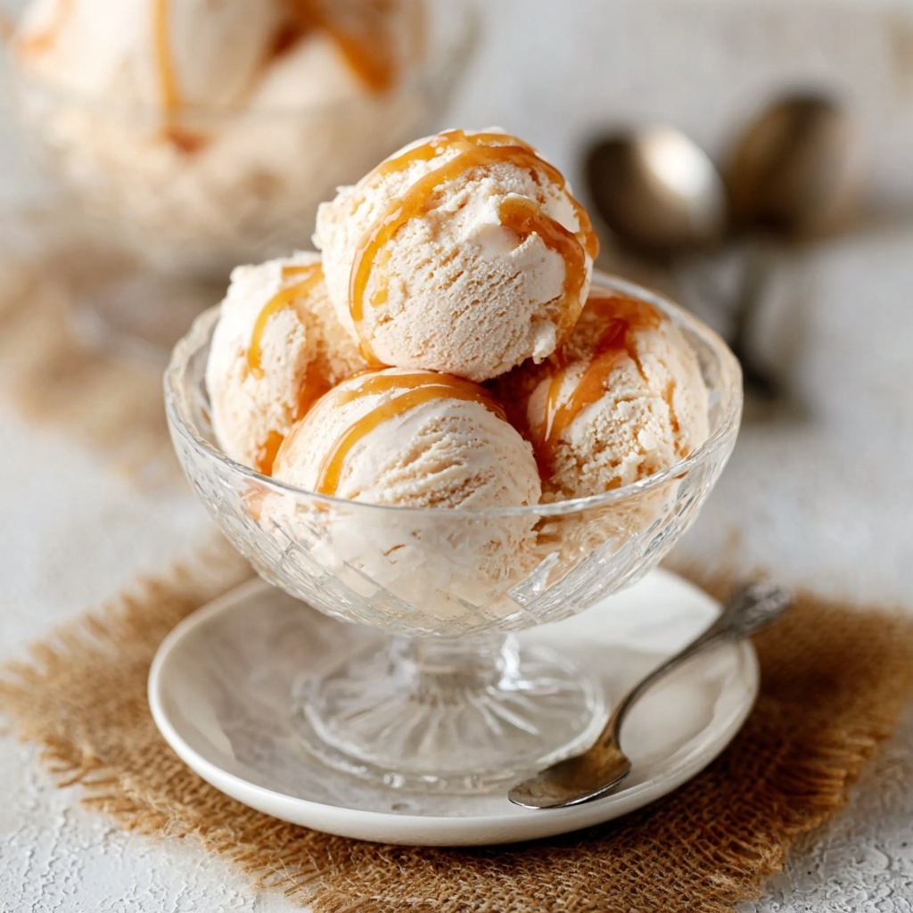 Homemade Salted Caramel Ice Cream Recipe - Recipe Image