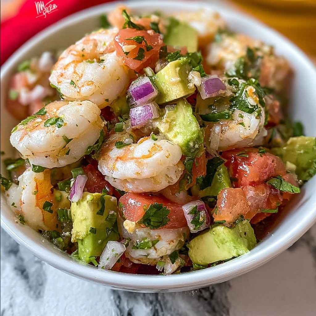 Zesty Lime Shrimp and Avocado Salad Recipe - Recipe Image