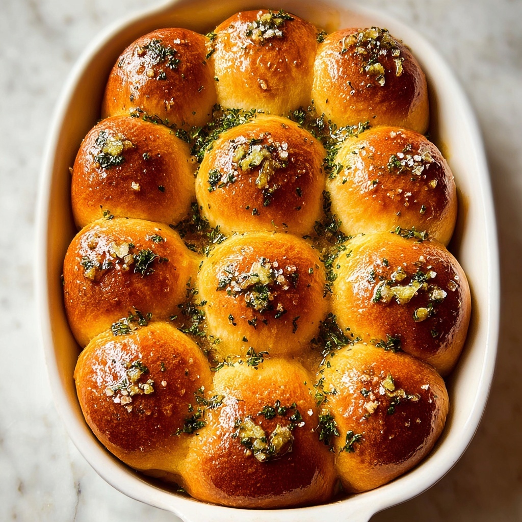 Garlic Butter Dinner Rolls Recipe - Recipe Image