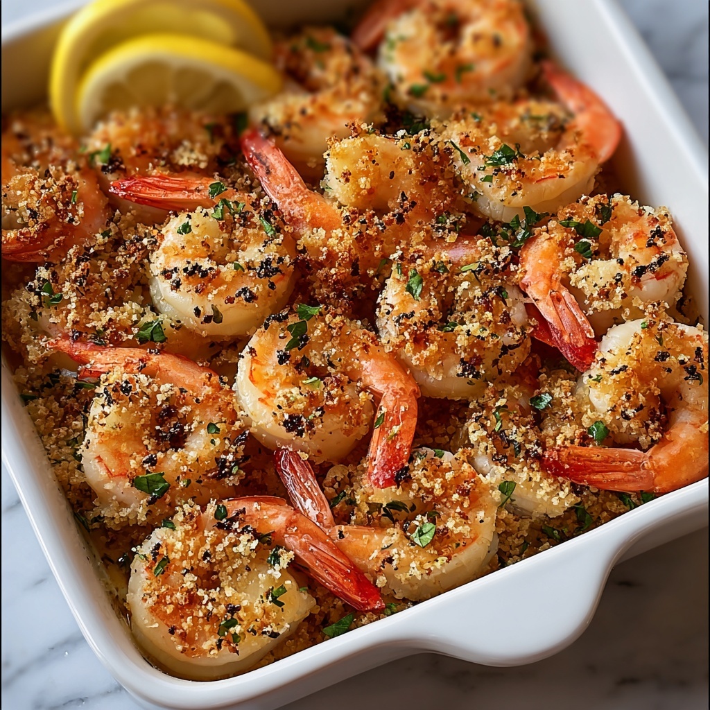 Garlic Parmesan Baked Shrimp Recipe - Recipe Image