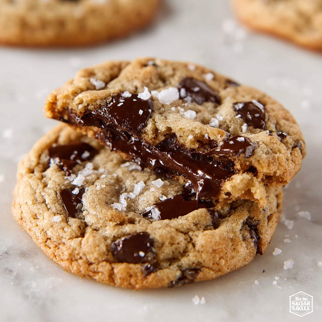 Chewy Chocolate Chip Cookies with Sea Salt Recipe - Recipe Image