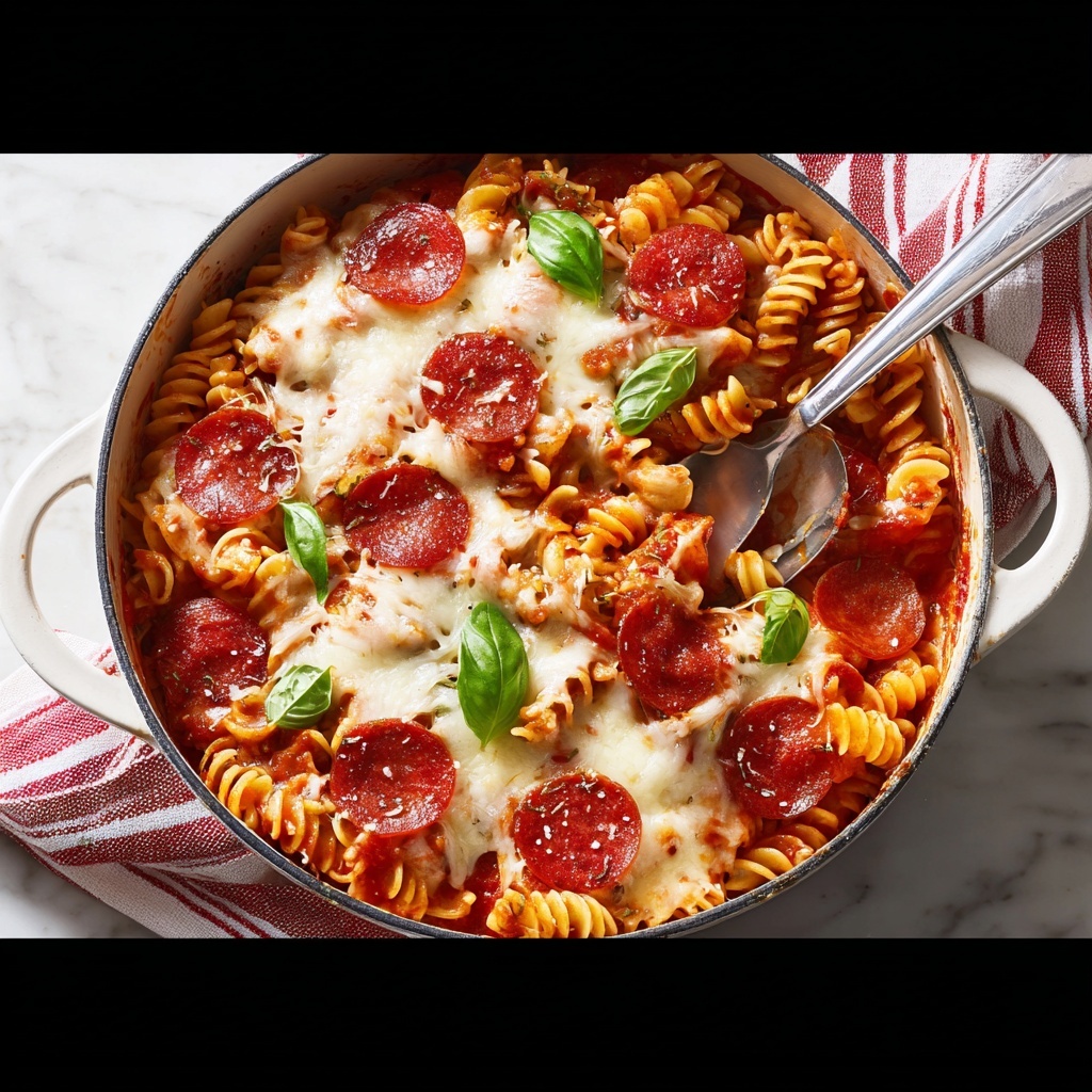 Cheesy Beef and Pepperoni Pasta Bake Recipe - Recipe Image