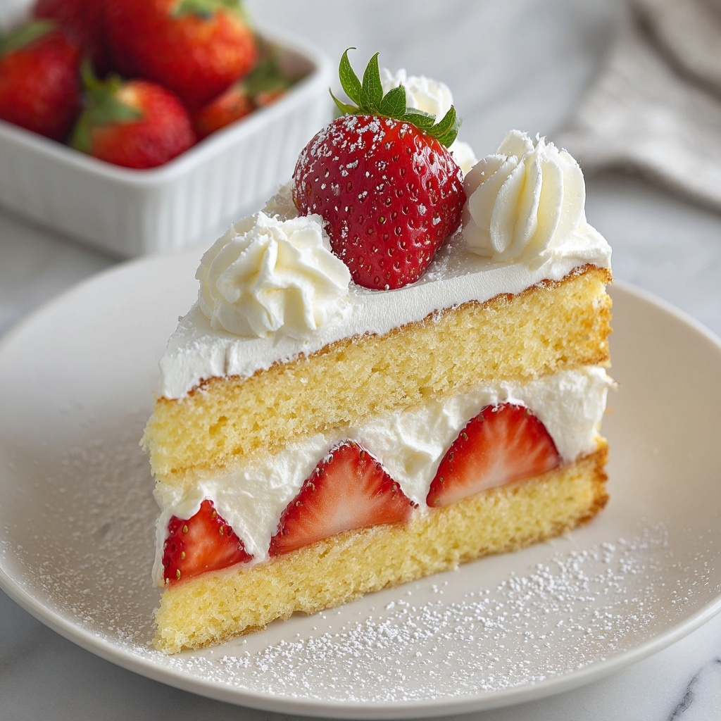Japanese Strawberry Shortcake Recipe - Recipe Image