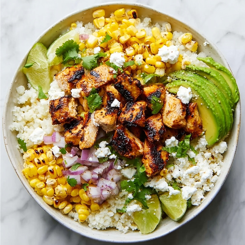 Street Corn Chicken Rice Bowl Recipe - Recipe Image