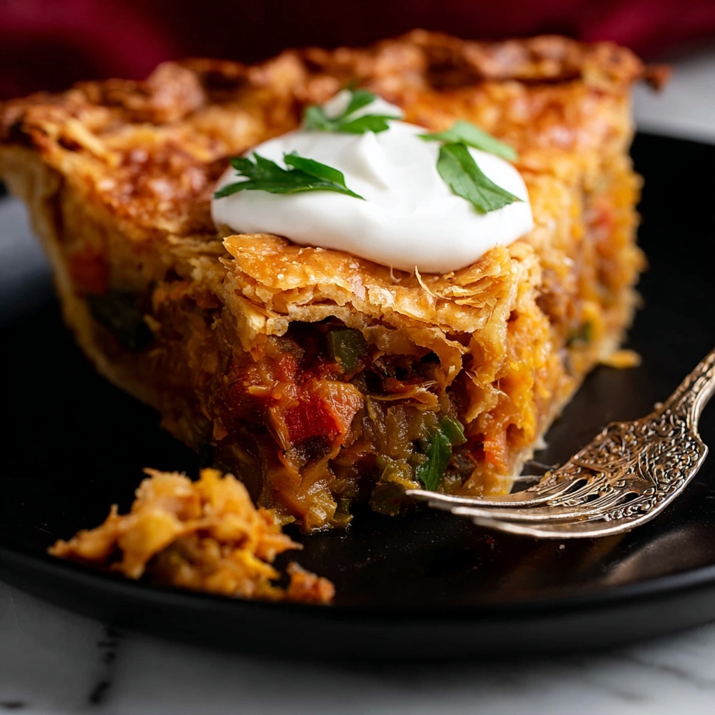 Vegetable Samosa Pie Recipe - Recipe Image