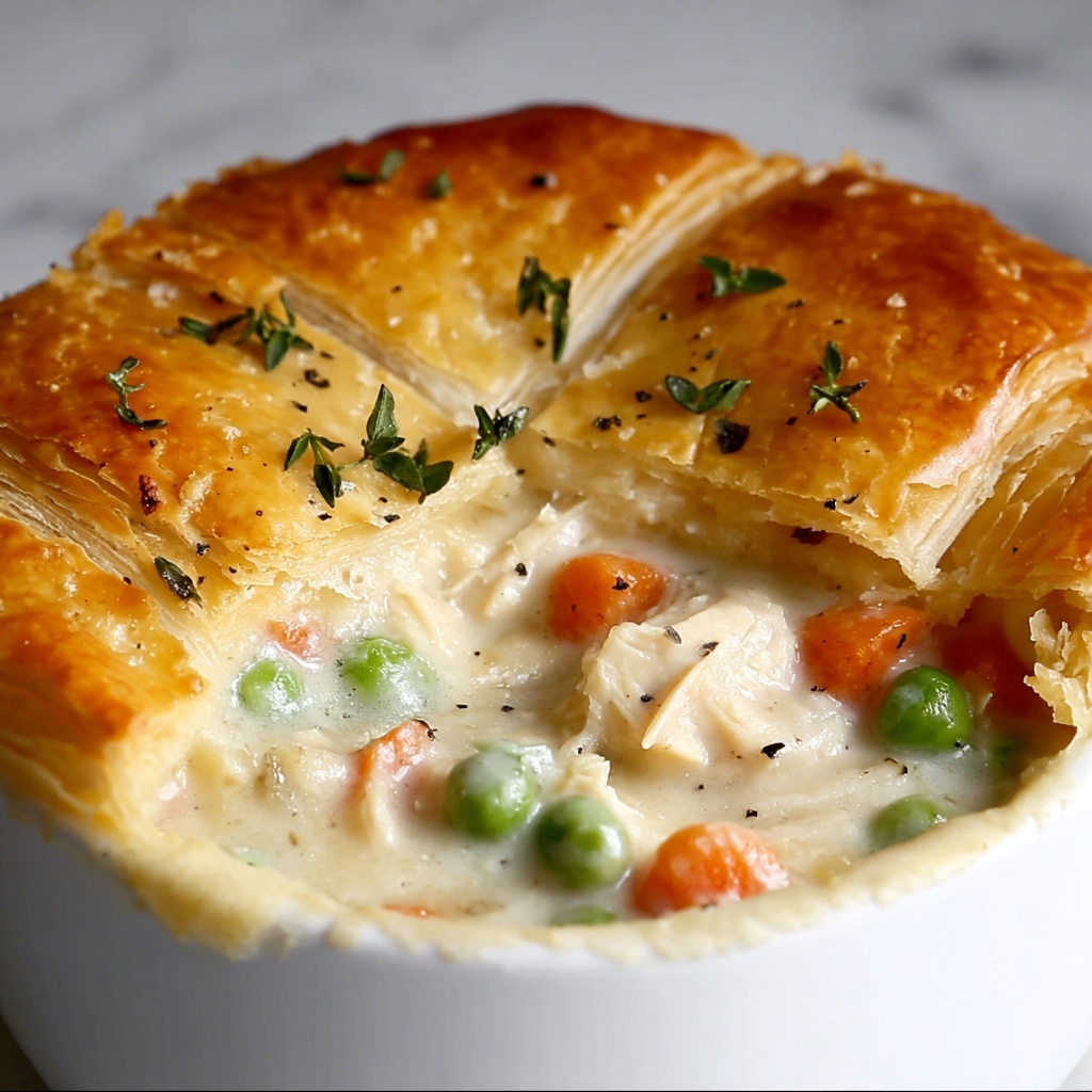 Creamy Chicken Pot Pie Recipe - Recipe Image