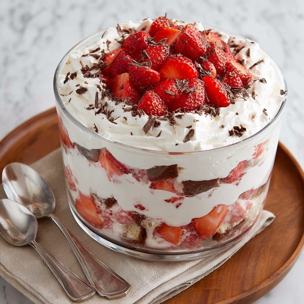 Strawberry Cheesecake Trifle Recipe - Recipe Image