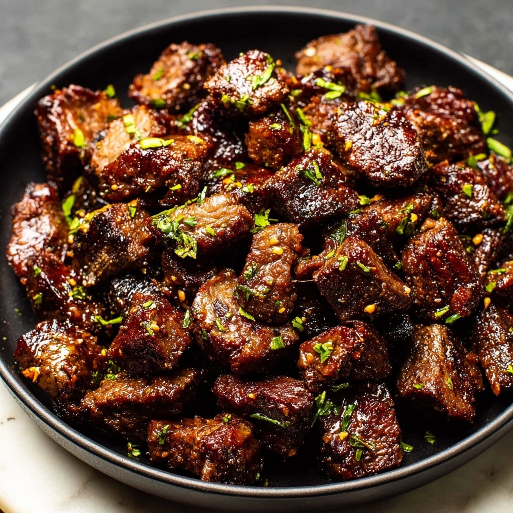 Garlic Steak Bites Recipe - Recipe Image