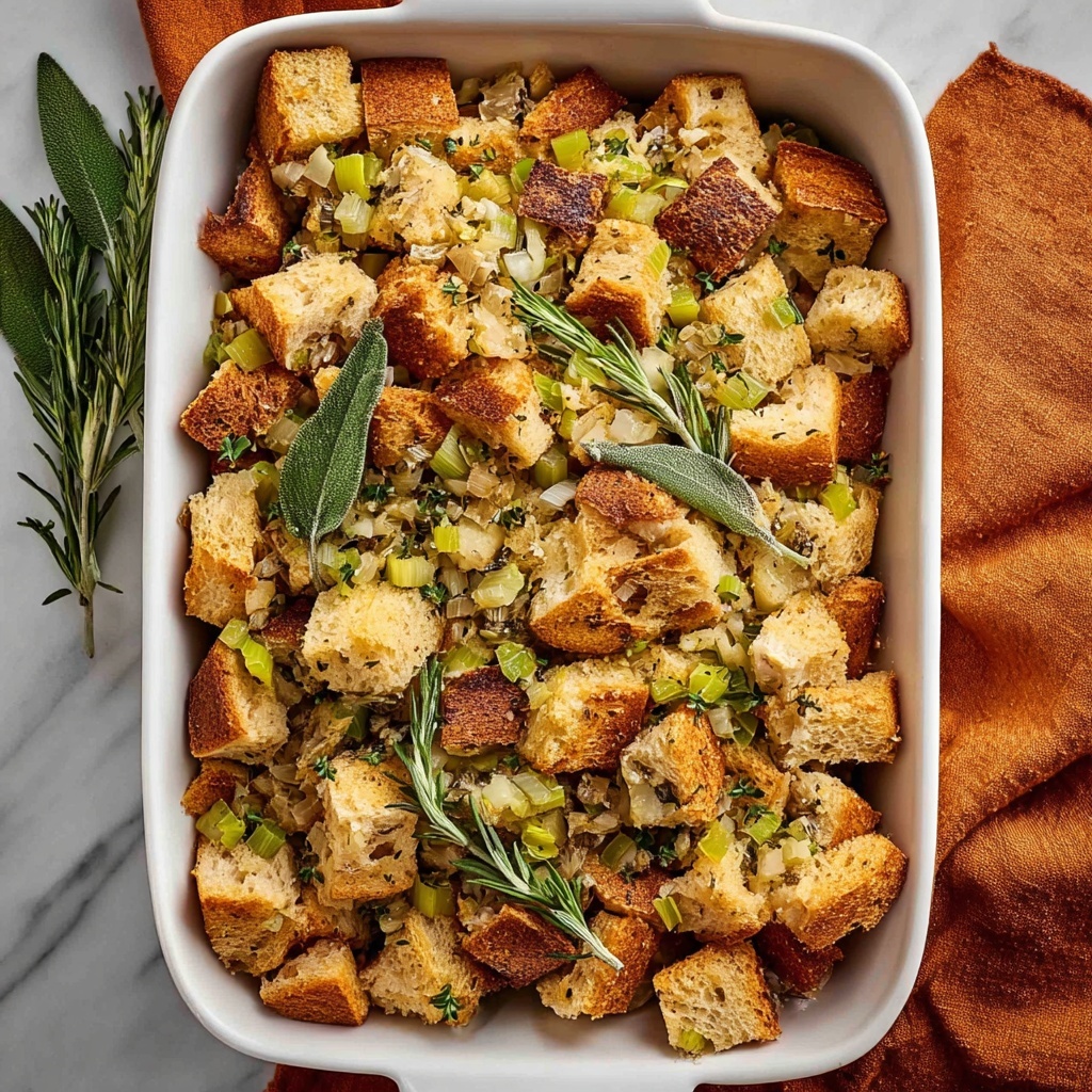 Buttery Herb Stuffing Recipe - Recipe Image