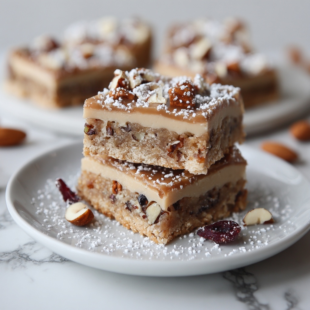 Vegan Carrot Cake Bars Recipe - Recipe Image