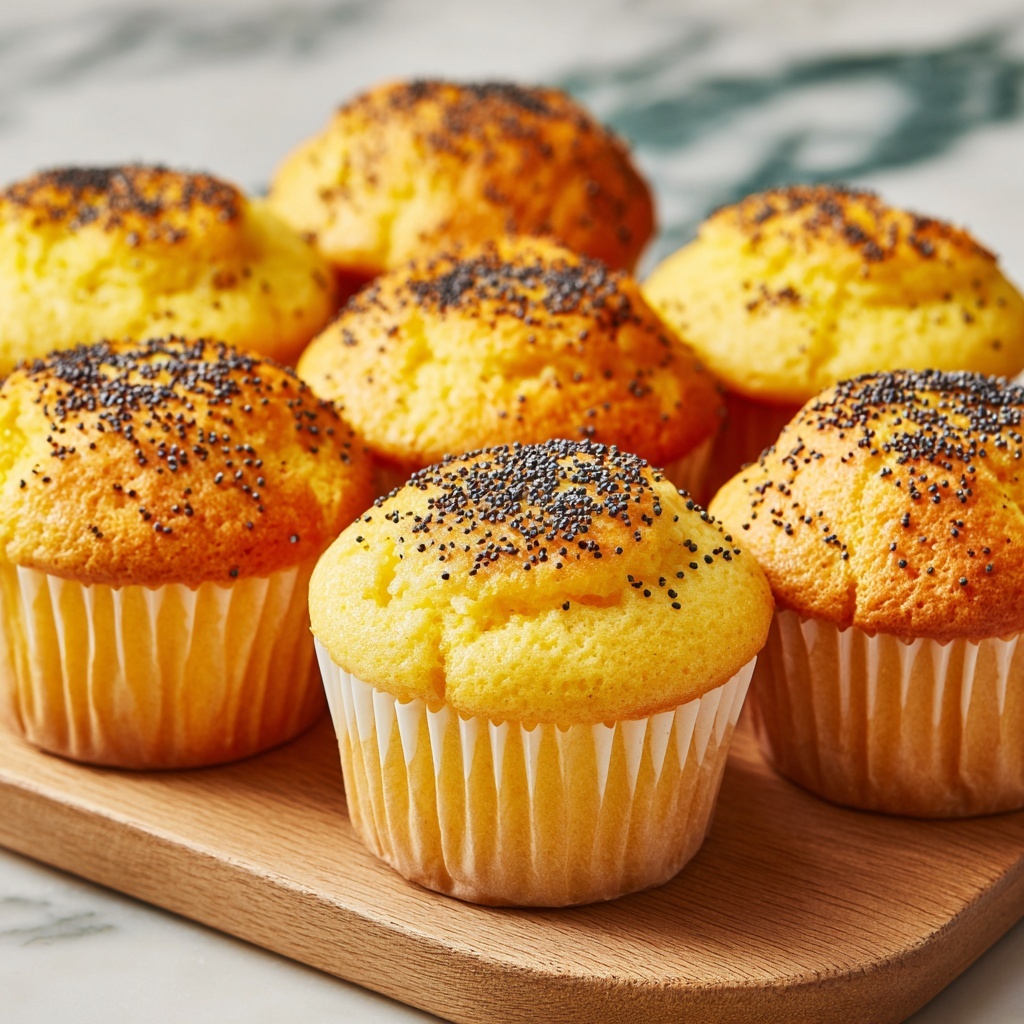 Homemade Lemon Poppyseed Muffins Recipe - Recipe Image