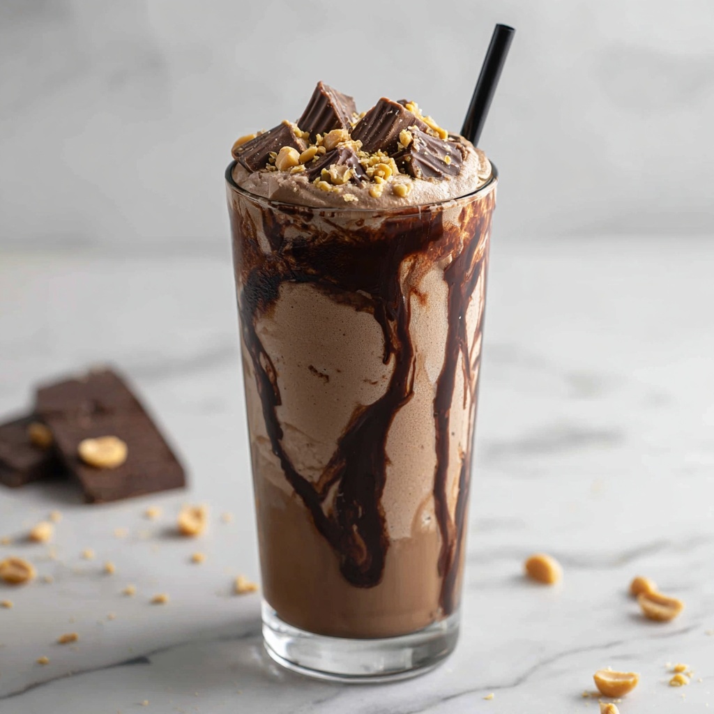 Peanut Butter Cup Smoothie Recipe - Recipe Image