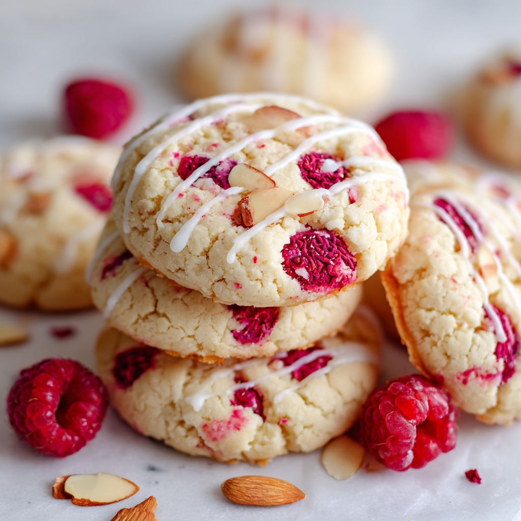 Raspberry Almond Cookies Recipe - Recipe Image