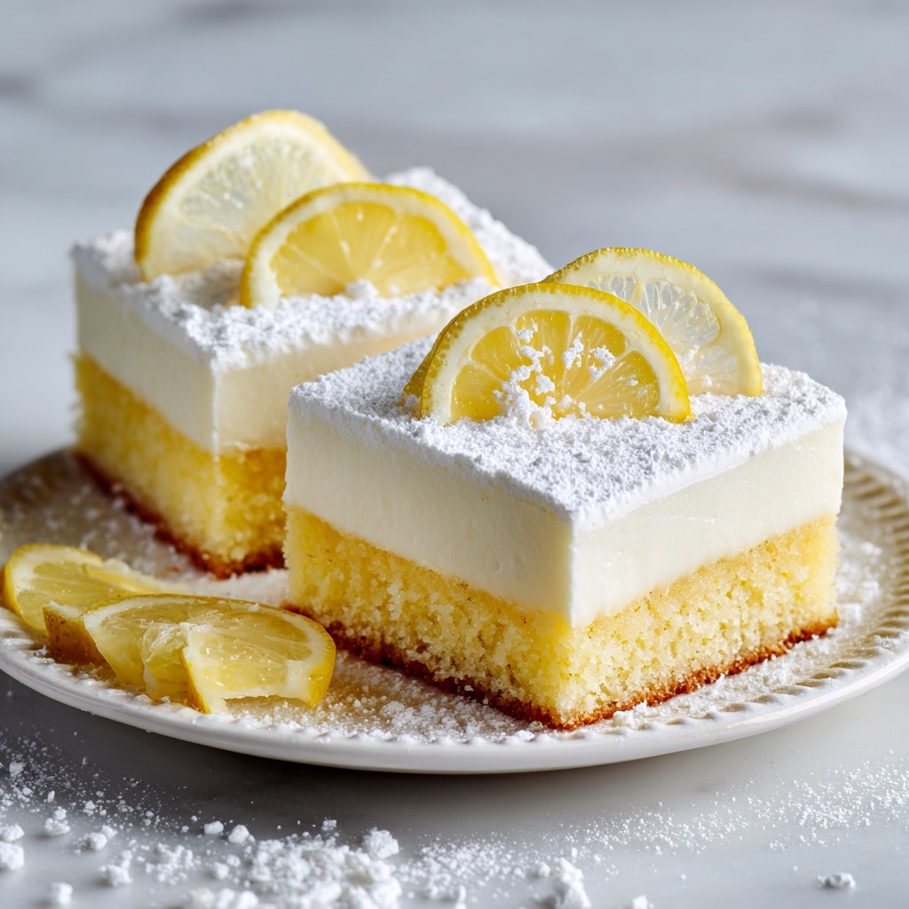 Lemon Gooey Butter Cake Recipe - Recipe Image