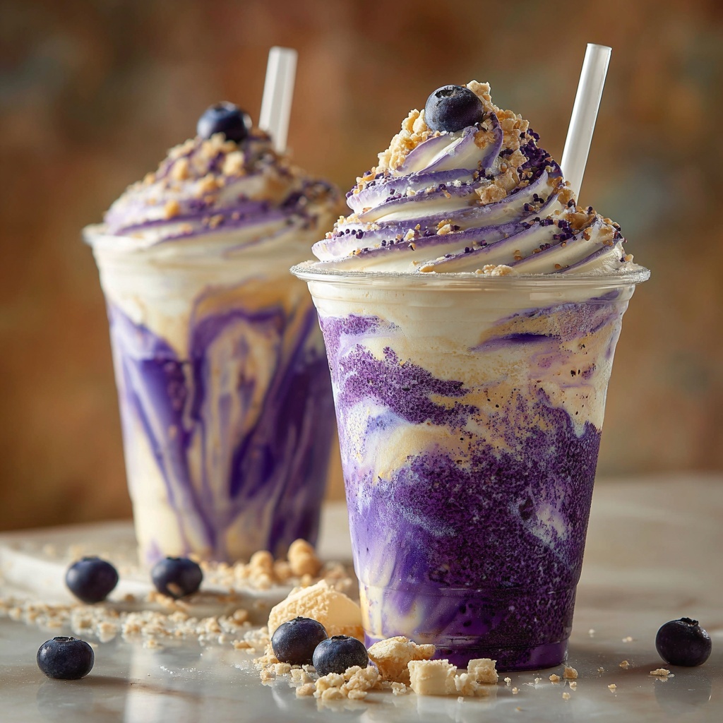 Blueberry Cheesecake Frappuccino Recipe - Recipe Image