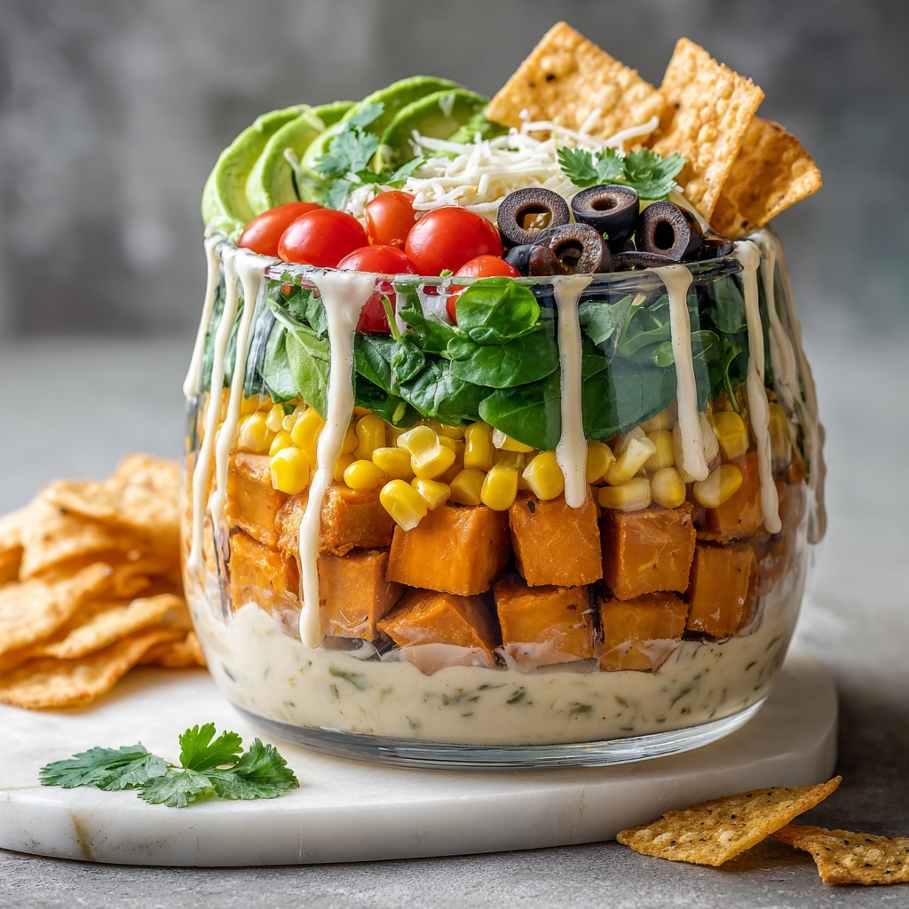 Layered Mexican Salad Recipe - Recipe Image