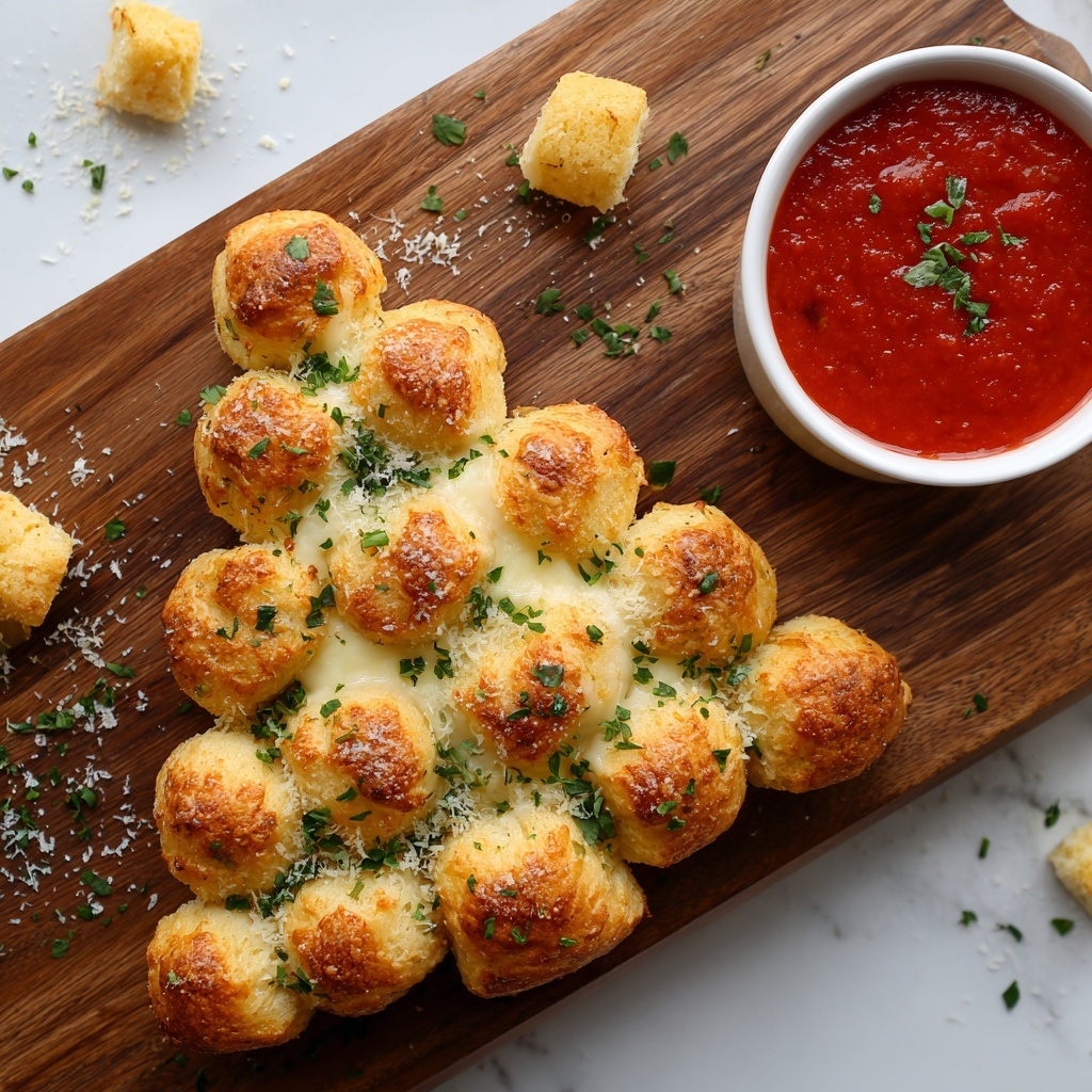 Cheesy Christmas Tree Bread Recipe - Recipe Image