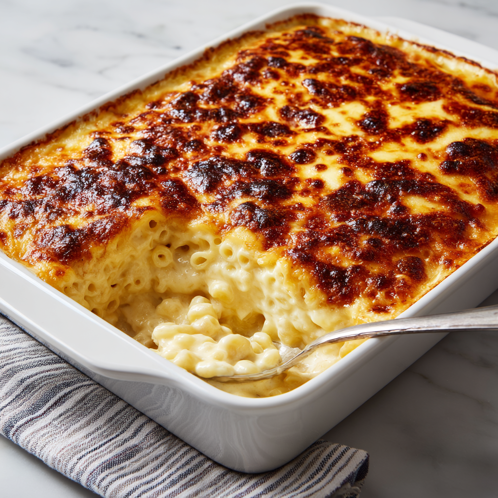 Best Southern Baked Mac and Cheese Recipe - Recipe Image