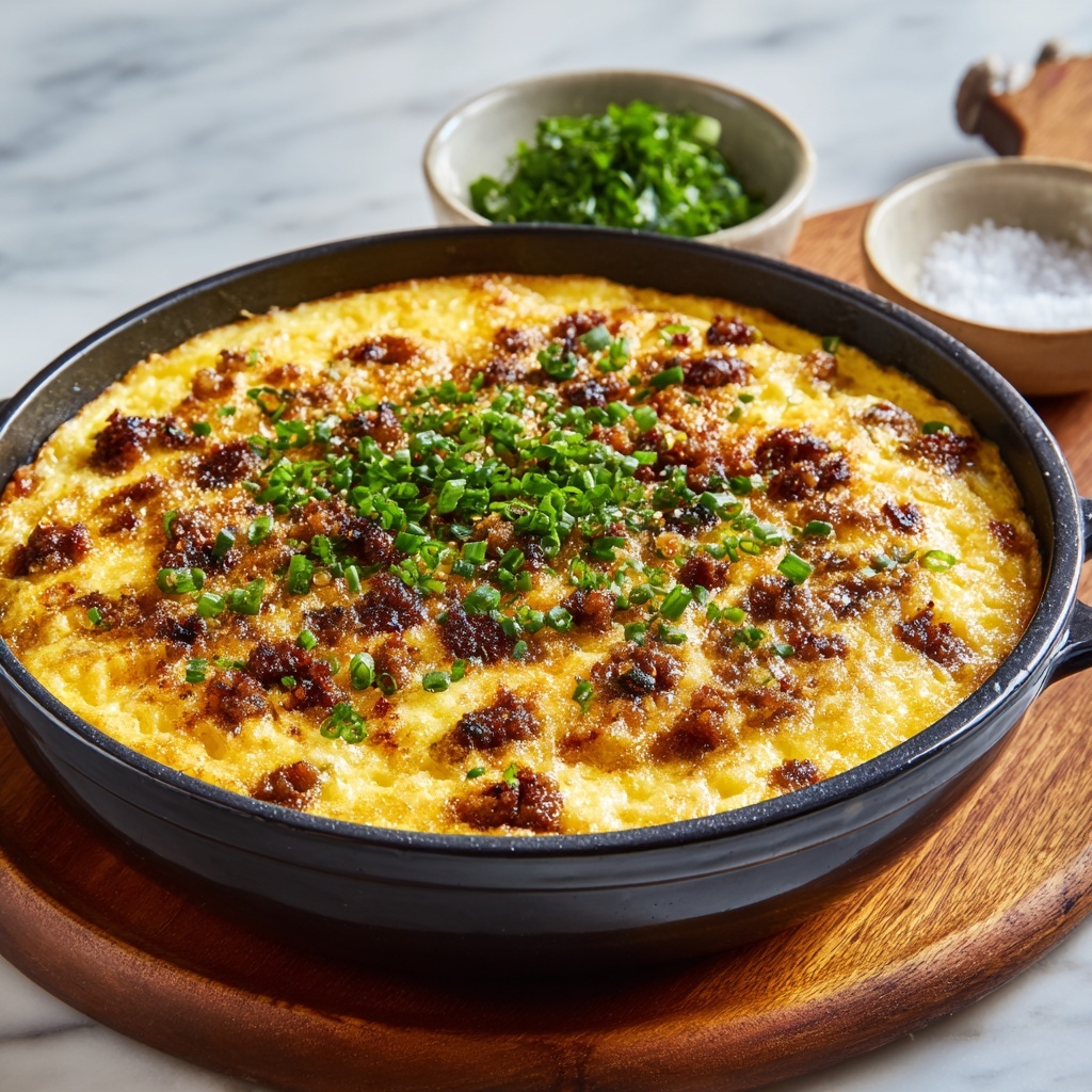 Cheesy Potato Egg Scramble Recipe - Recipe Image