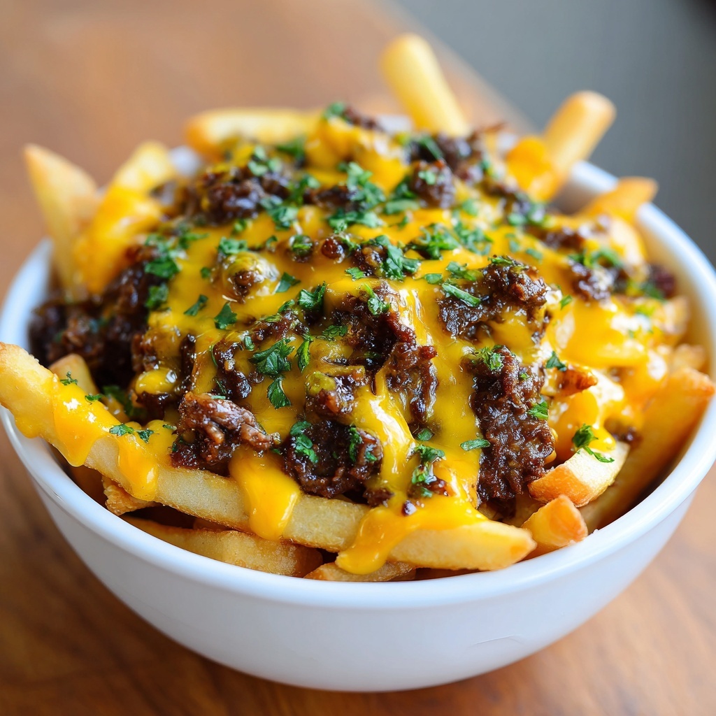 McDonald's Philly Cheese Stack Loaded Fries Recipe - Recipe Image