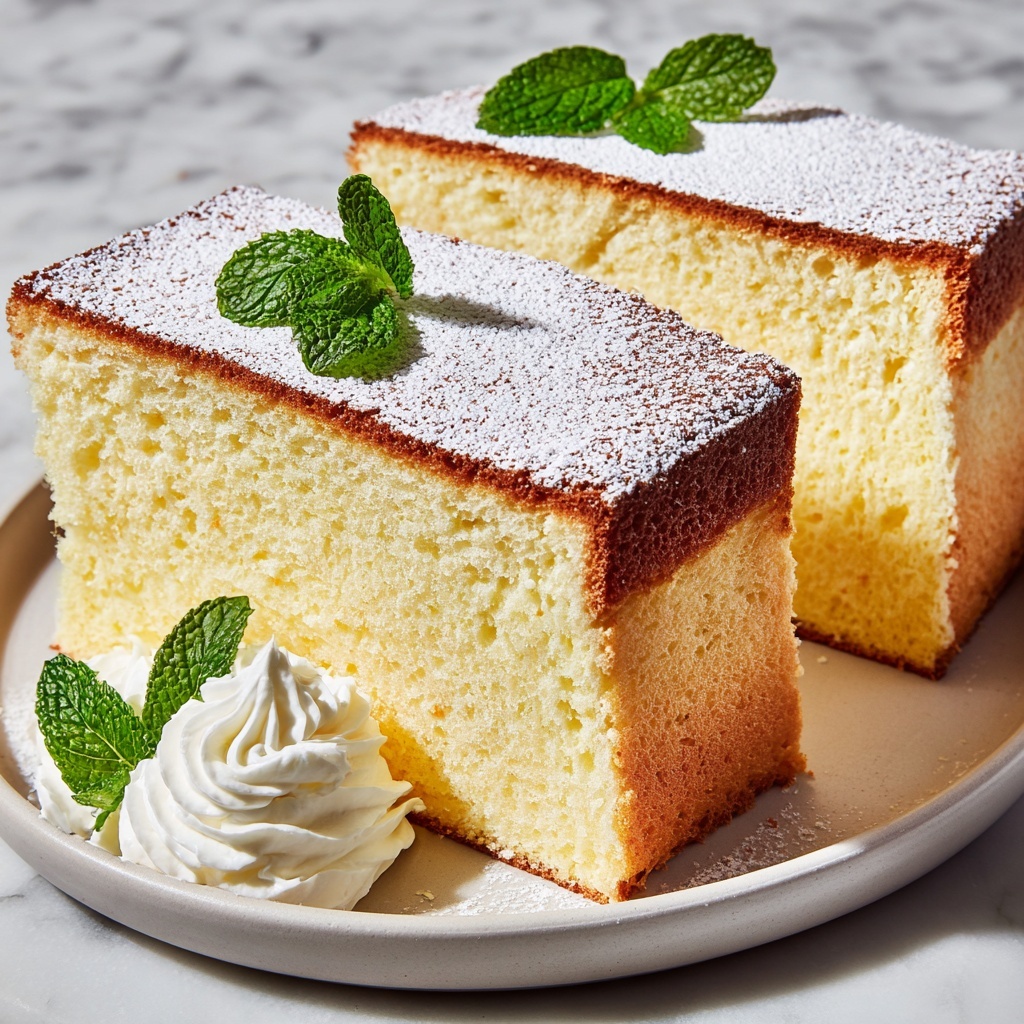 Light & Fluffy Yogurt Cloud Cake Recipe - Recipe Image