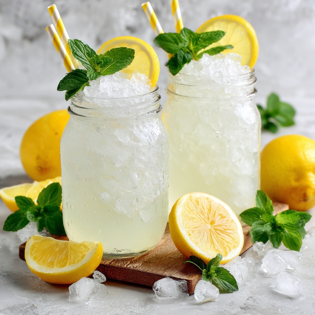 Frozen Lemonade Slush Recipe - Recipe Image