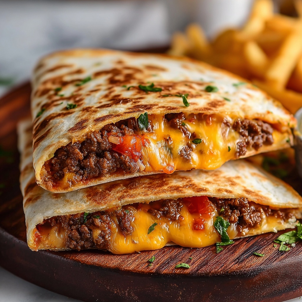 Quesadilla Burgers Recipe - Recipe Image