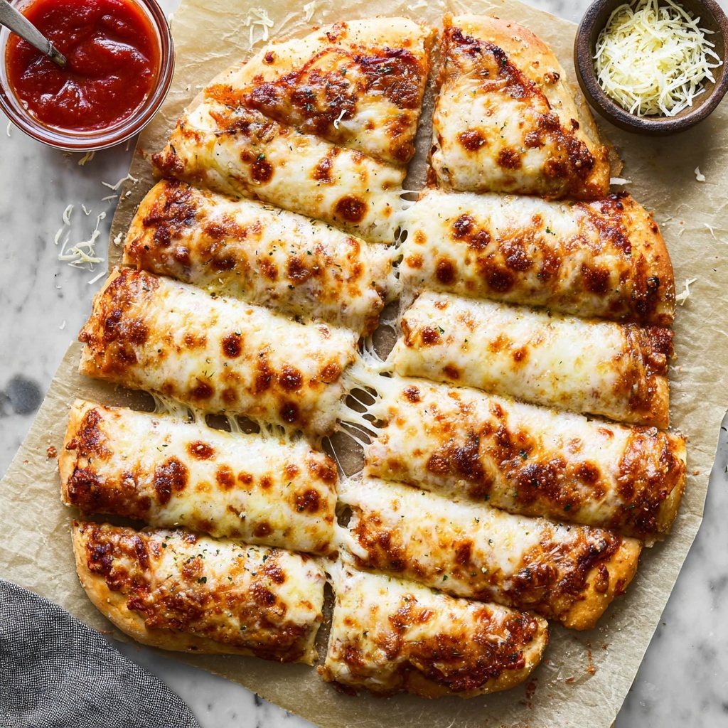Cheesy Garlic Breadsticks Recipe - Recipe Image