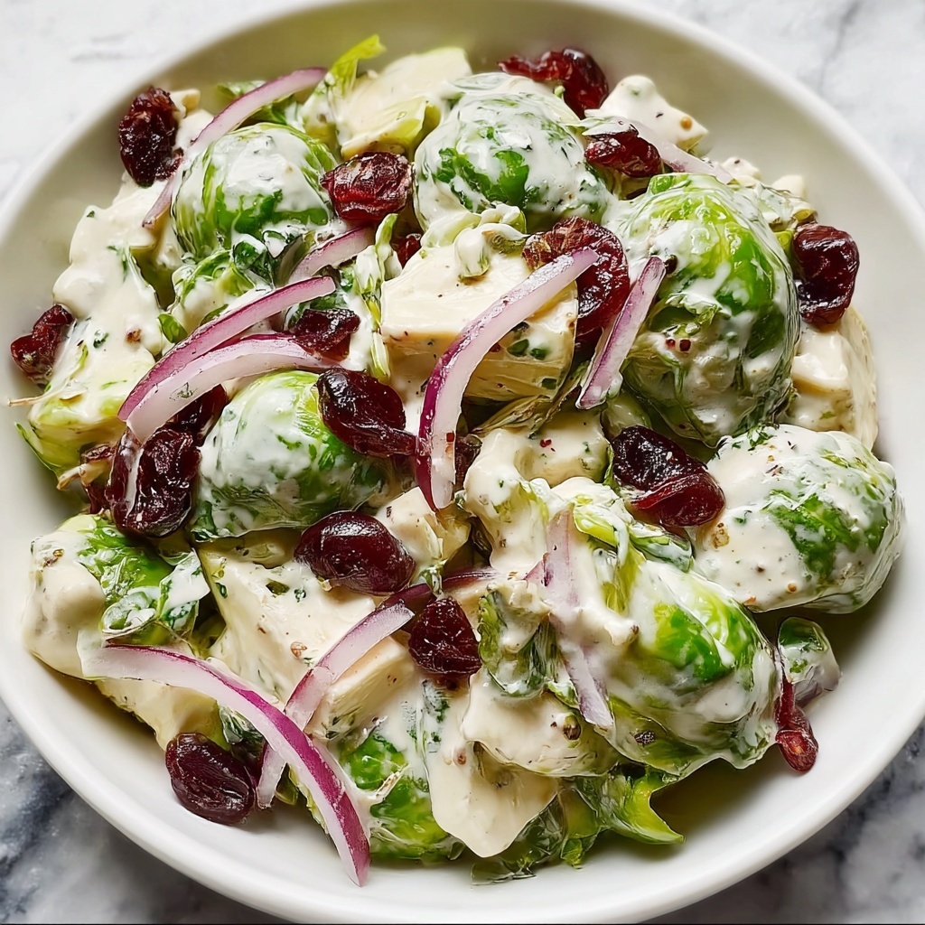 Creamy Brussels Sprouts Slaw Recipe - Recipe Image
