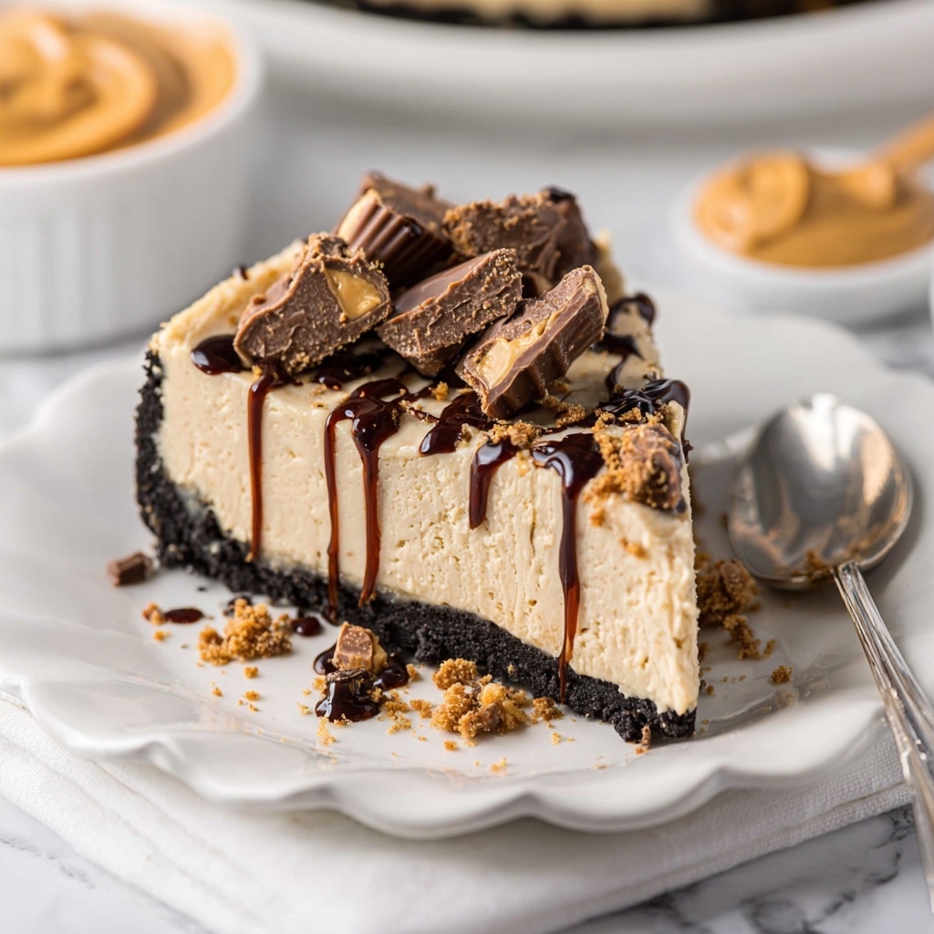 No-Bake Peanut Butter Pie Recipe - Recipe Image