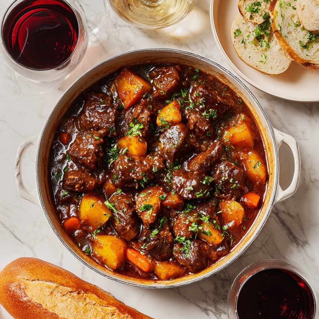 Easy Beef Bourguignon Recipe - Recipe Image