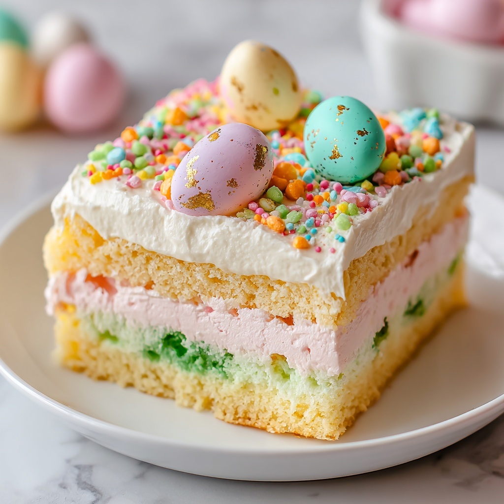 Easter Poke Cake Recipe - Recipe Image
