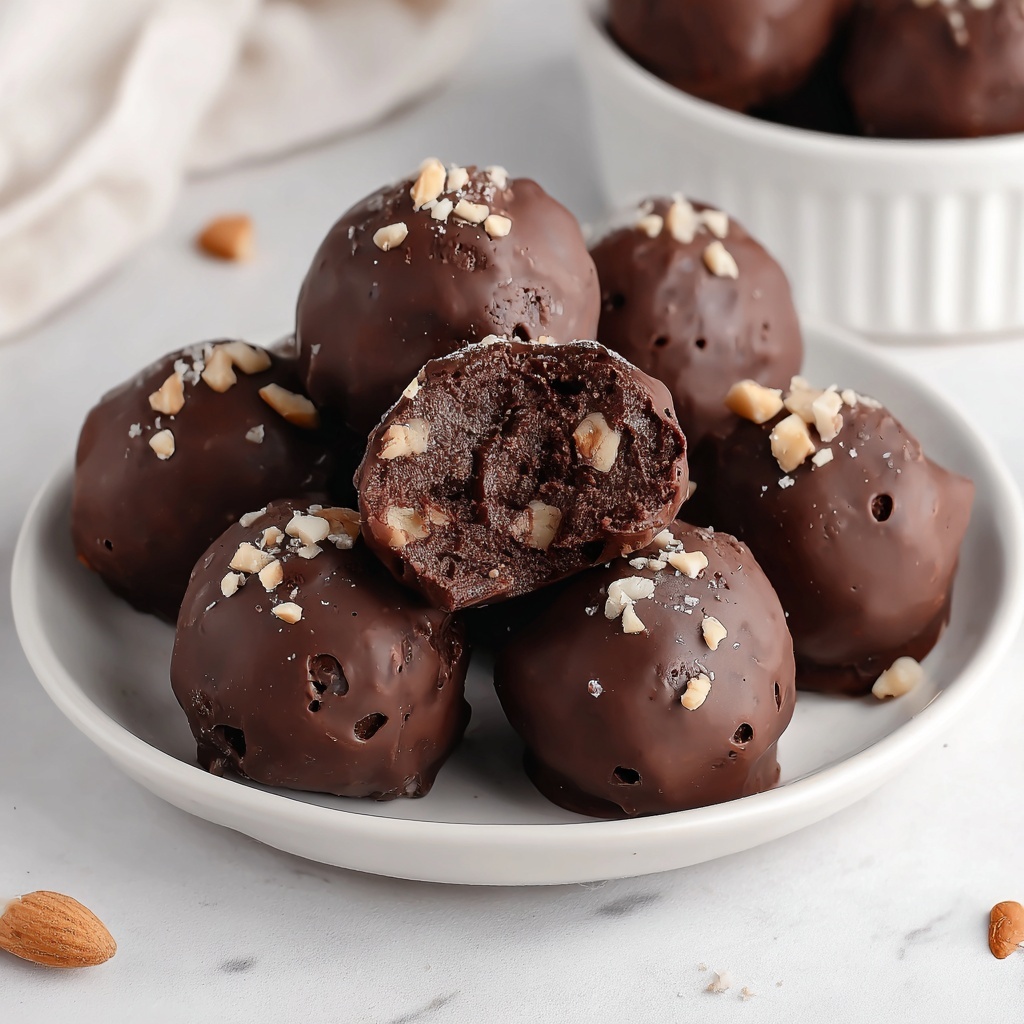 No-Bake Brownie Bites Recipe - Recipe Image