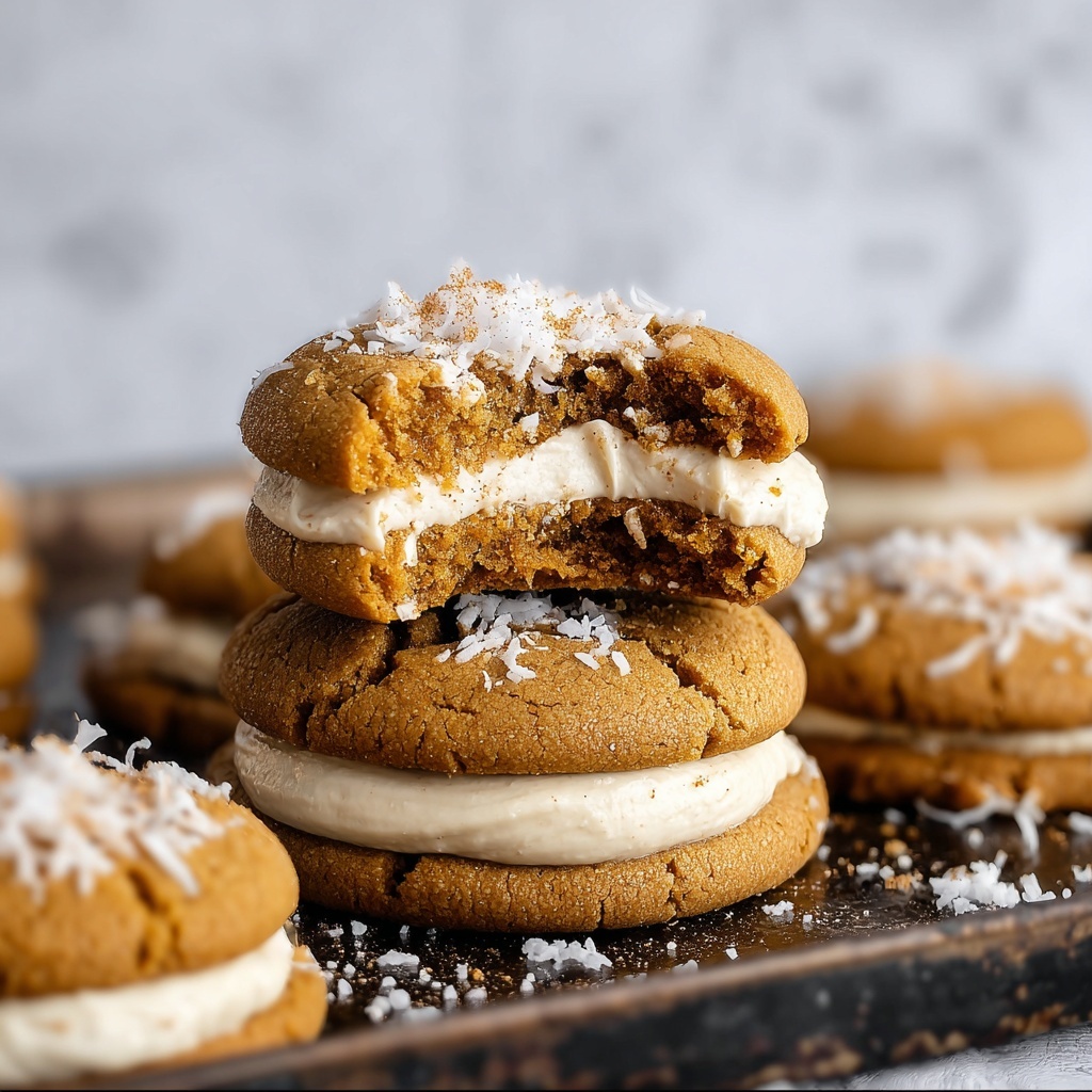 Healthy Soft Pumpkin Cookies with Salted Maple Frosting Recipe - Recipe Image