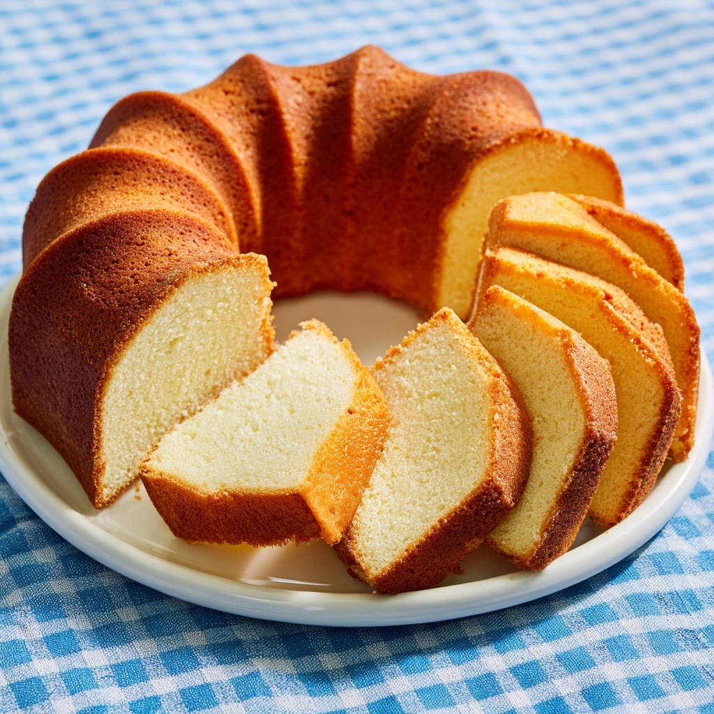 Cream Cheese Pound Cake Recipe - Recipe Image