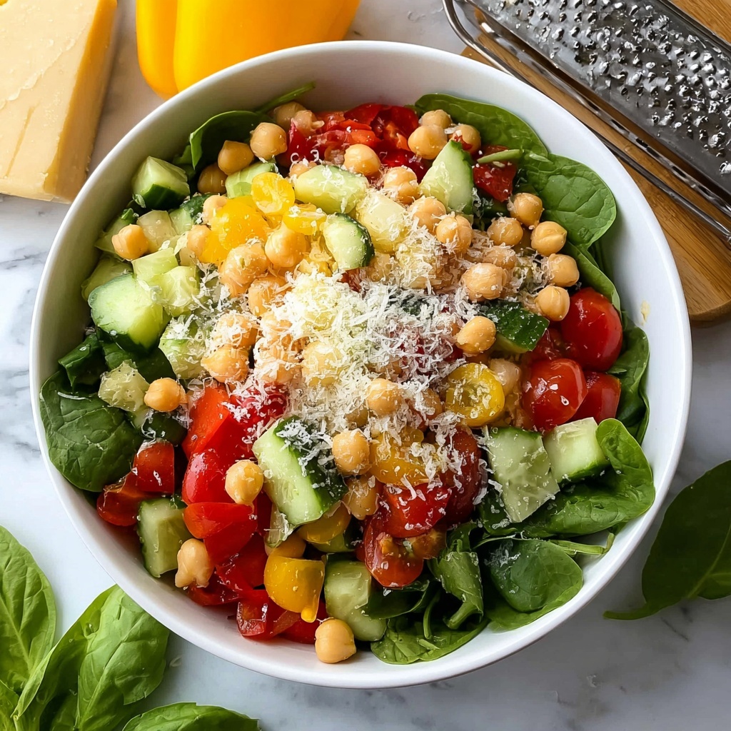 Colorful Summer Chickpea Salad Recipe - Recipe Image
