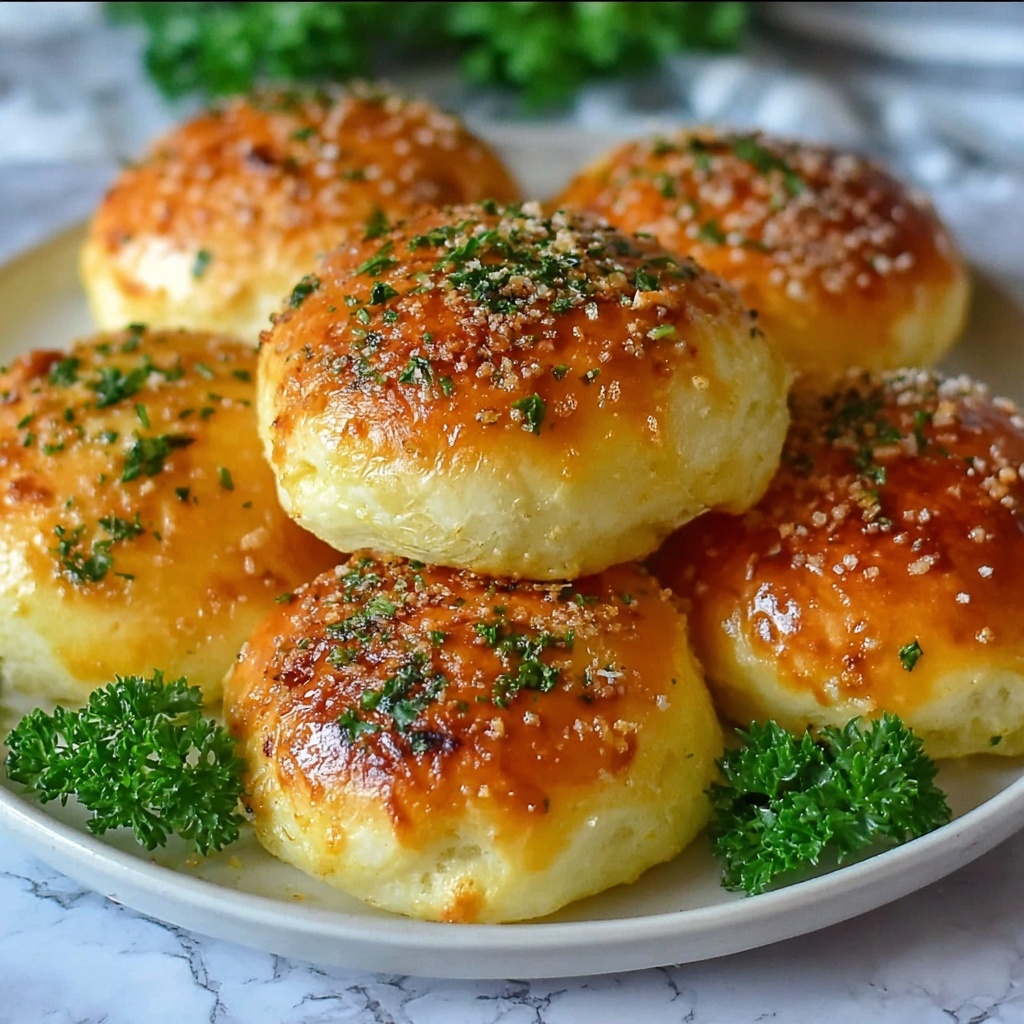 Keto Garlic Rolls Recipe - Recipe Image