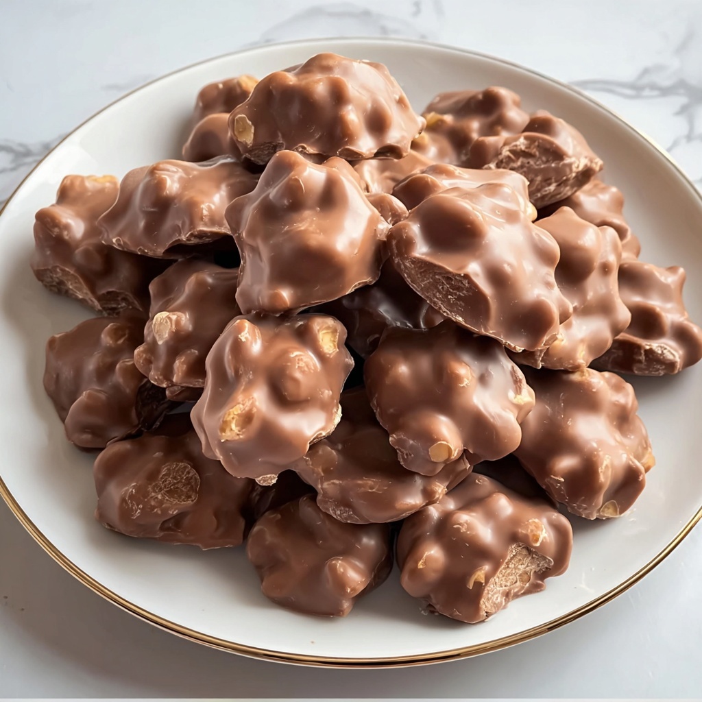 Easy Crockpot Peanut Chocolate Candy Recipe - Recipe Image