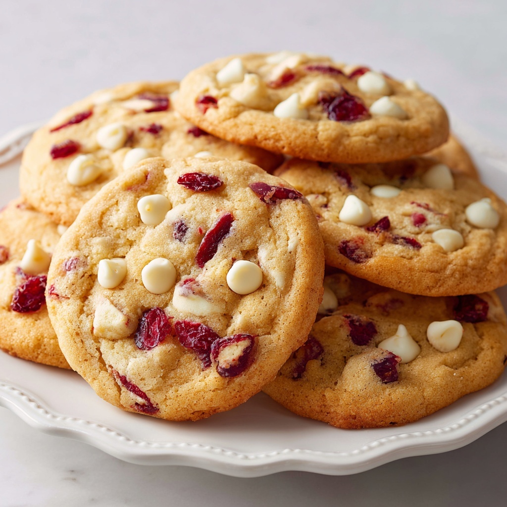White Chocolate Cranberry Cookies Recipe - Recipe Image