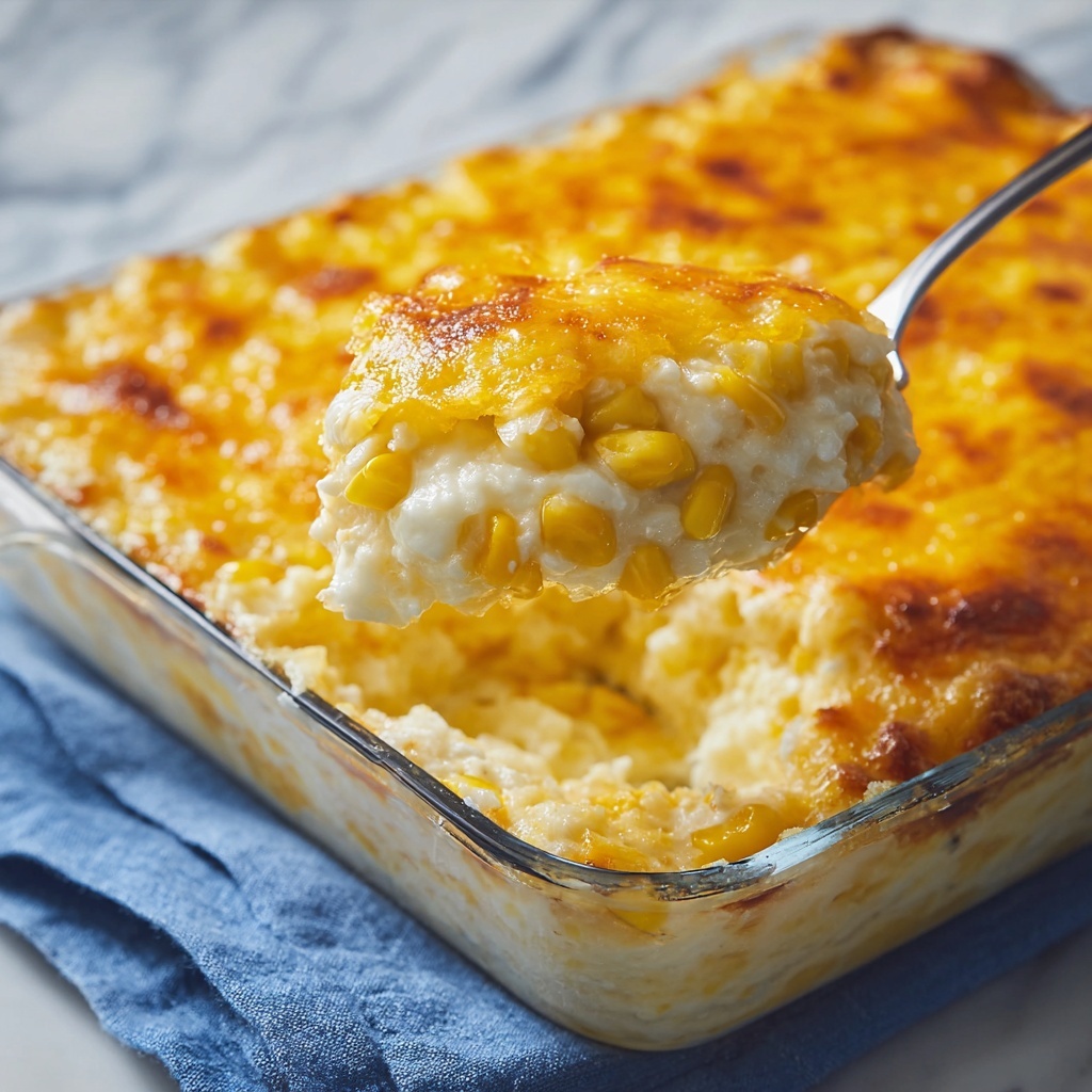Cream Cheese Corn Casserole Recipe - Recipe Image
