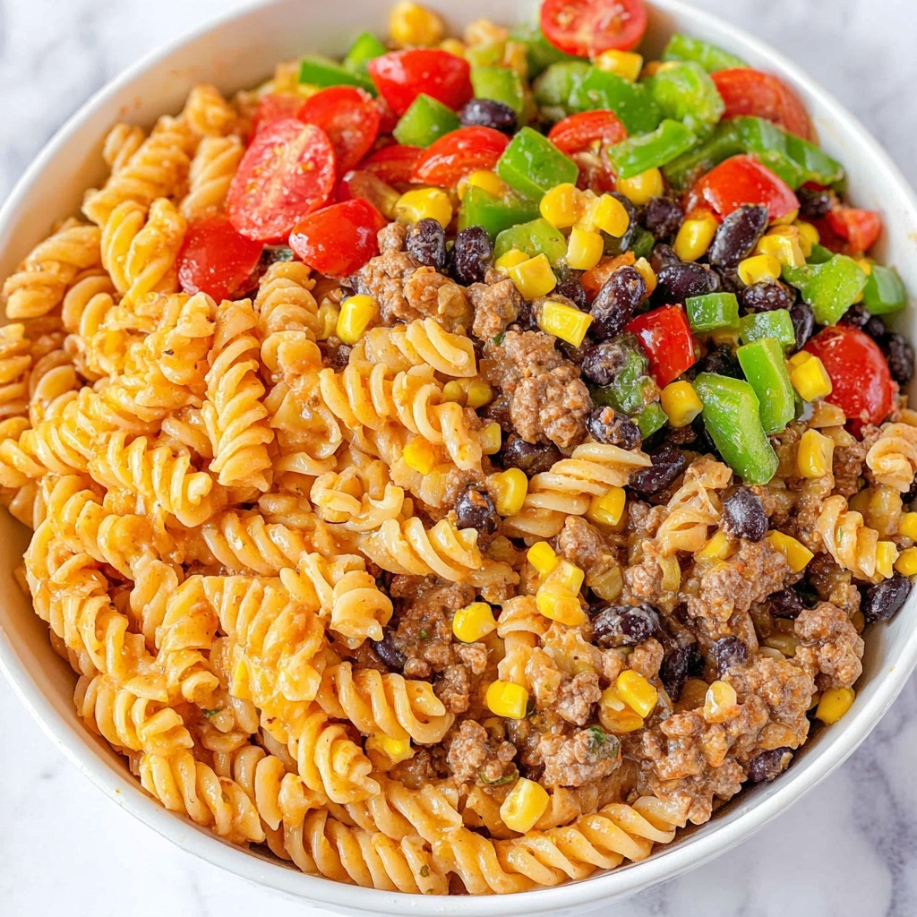 Cowboy Pasta Salad Recipe - Recipe Image