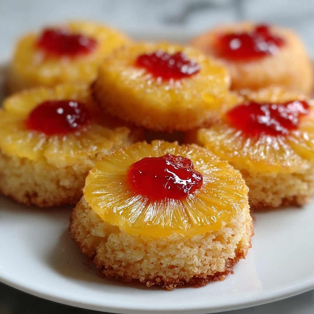 Pineapple Upside-Down Cookies Recipe - Recipe Image