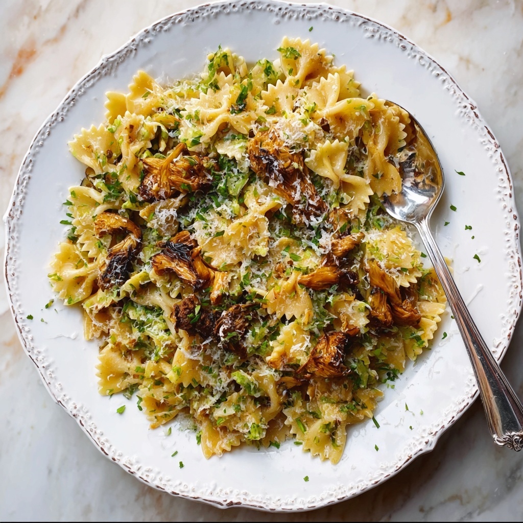 Cabbage Walnut Pasta Recipe - Recipe Image