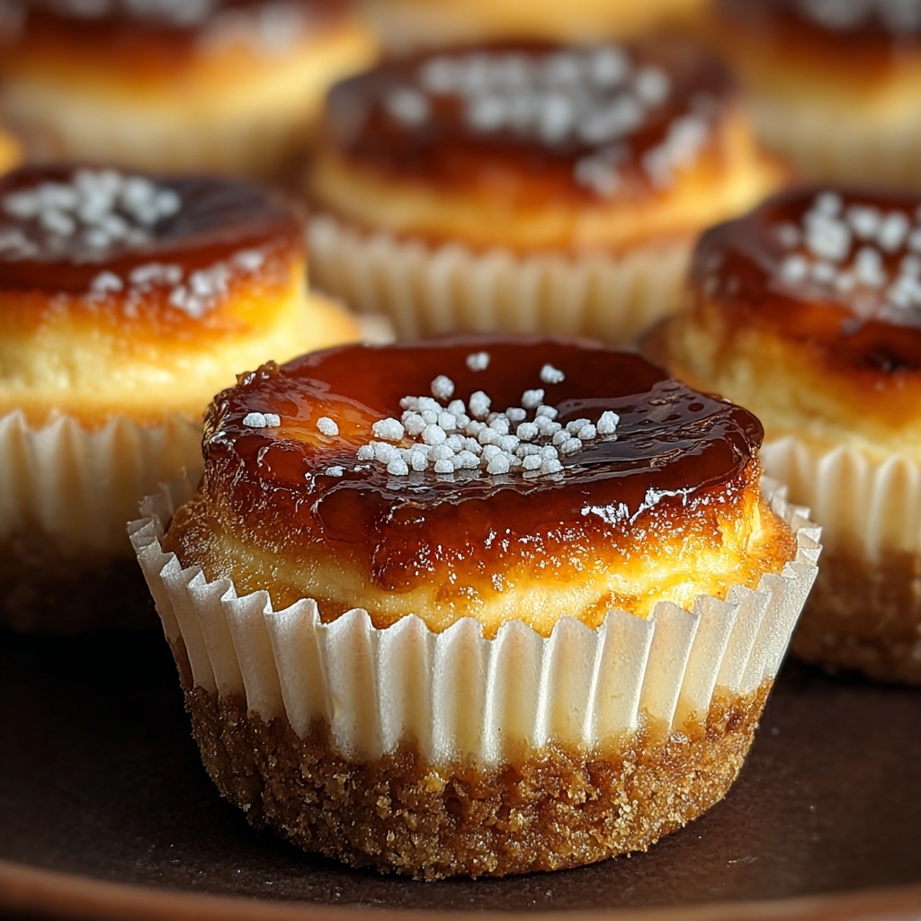 Crème Brûlée Cheesecake Cupcakes Recipe - Recipe Image