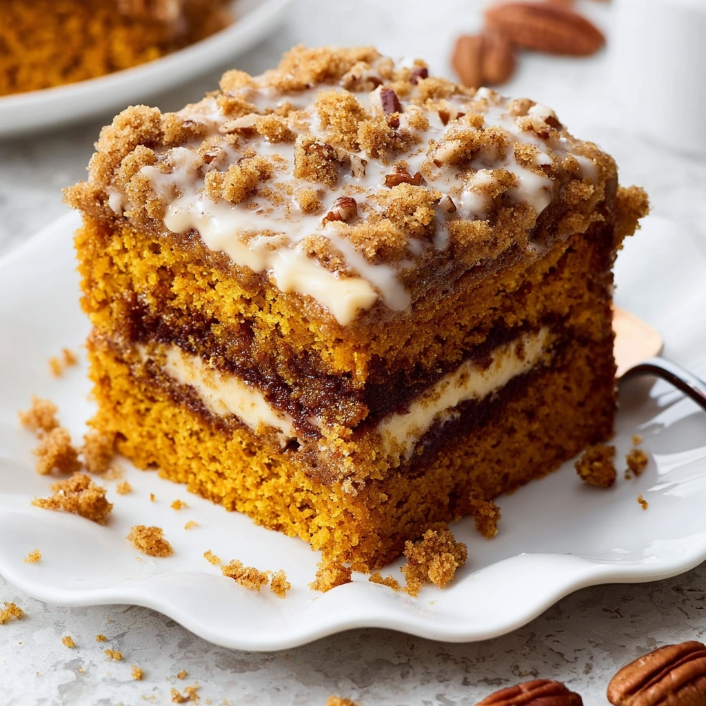 Pumpkin Coffee Cake with Maple Glaze Recipe - Recipe Image