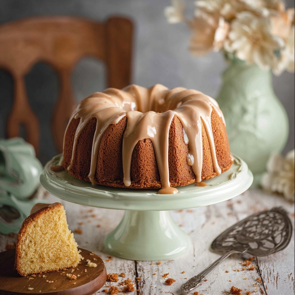 Brown Sugar Caramel Pound Cake Recipe - Recipe Image
