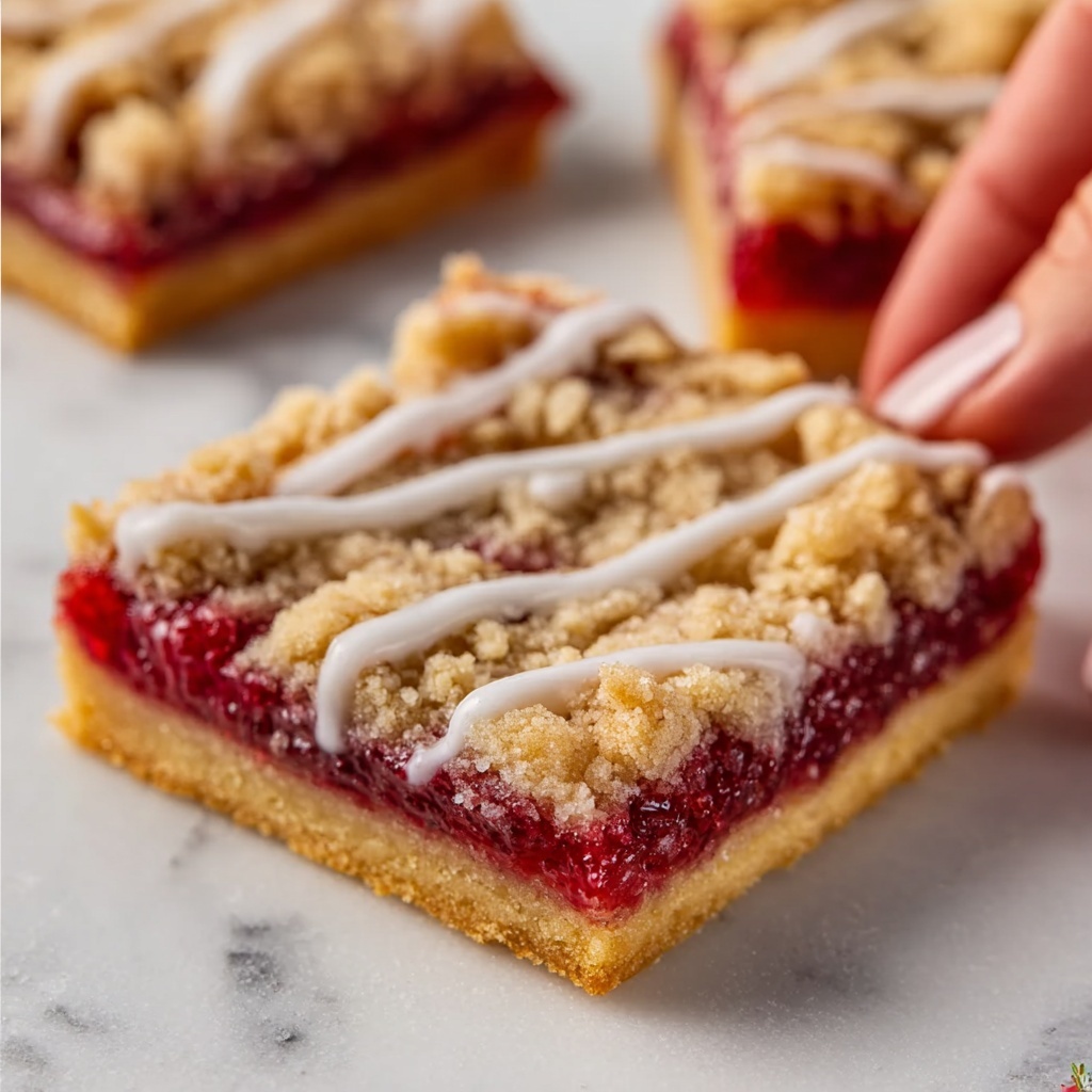 Sweet Cherry Pie Bars Recipe - Recipe Image
