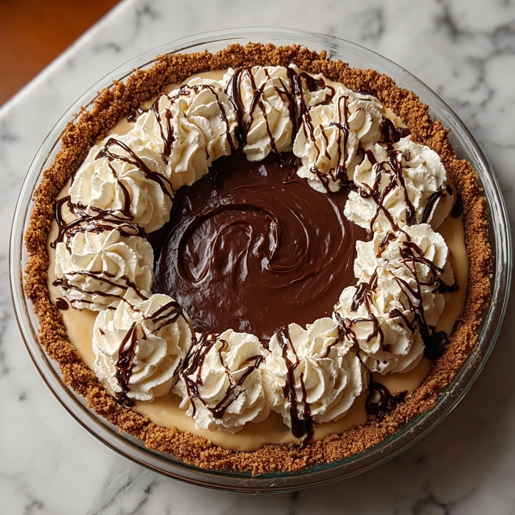 Hot Fudge Peanut Butter Pie: A Decadent Dessert for Peanut Butter Lovers Recipe - Recipe Image